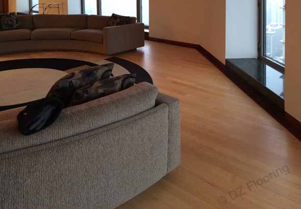 hardwood floors in highrise